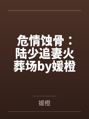 危情蚀骨:陆少追妻火葬场by媛橙颜晚南